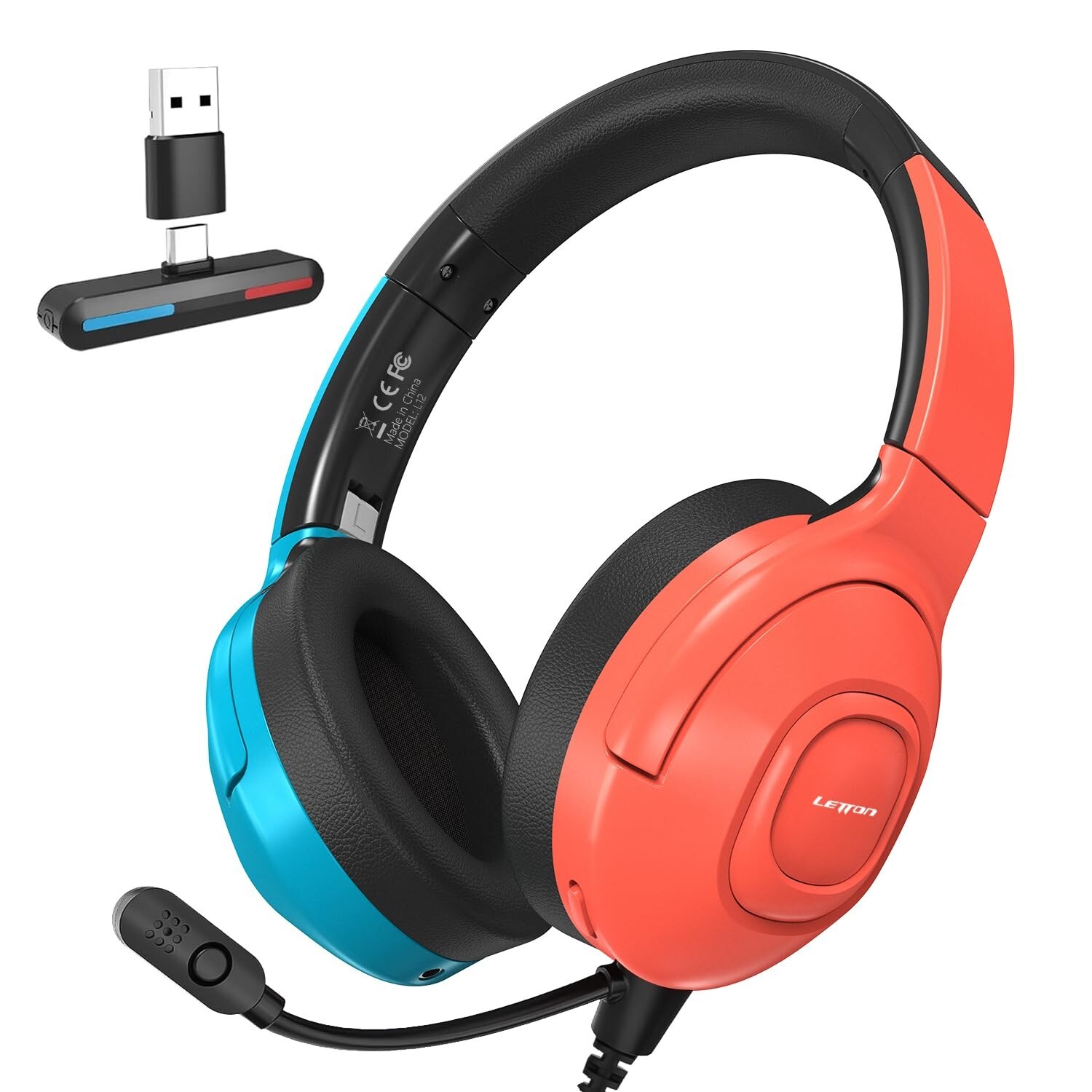 LETTON Soulmate L15 Wireless Gaming Mobile Headset headphone w/Mic switch ps5