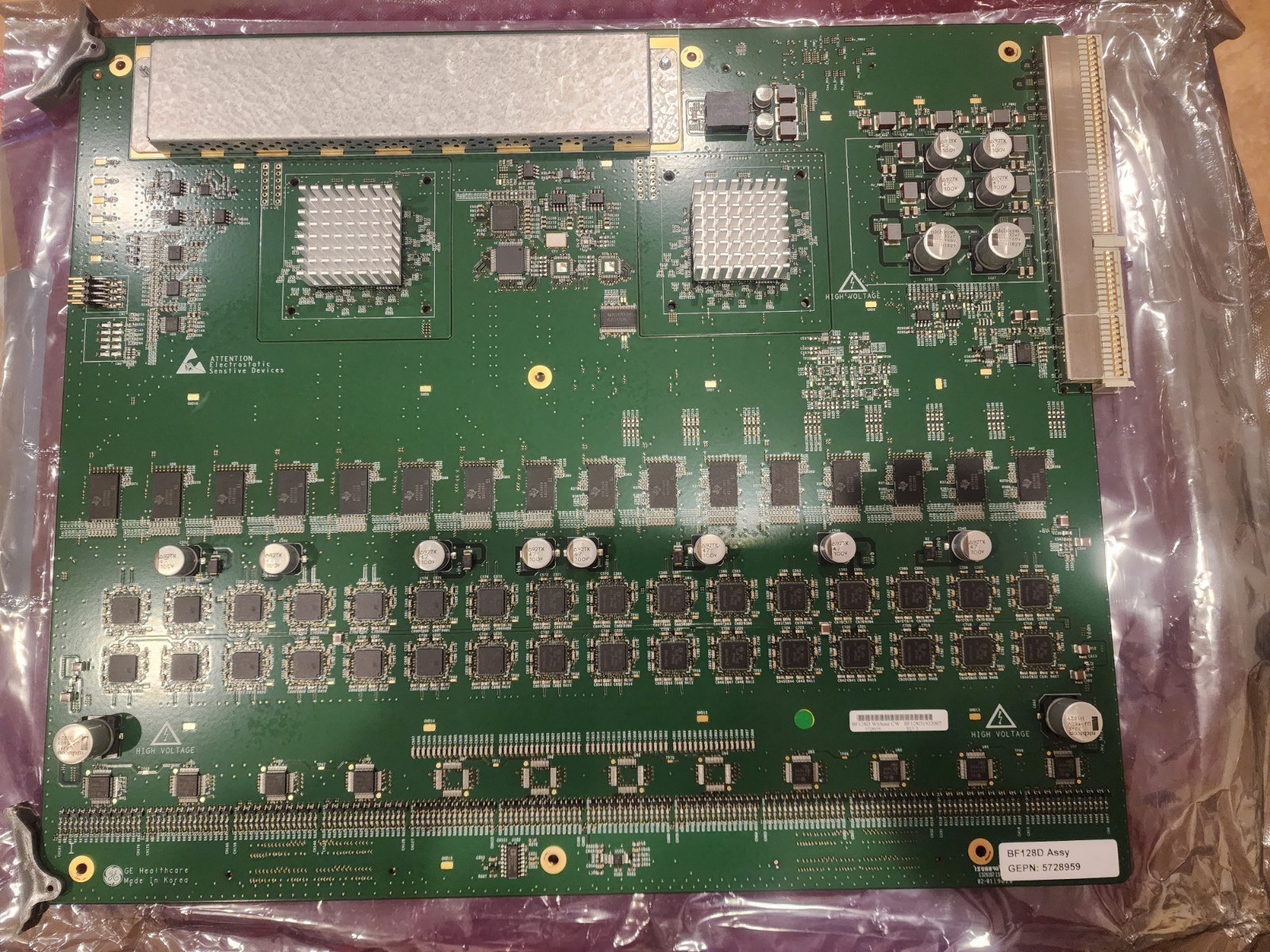 GE VOLUSON BEAMFORMER 128D Assy