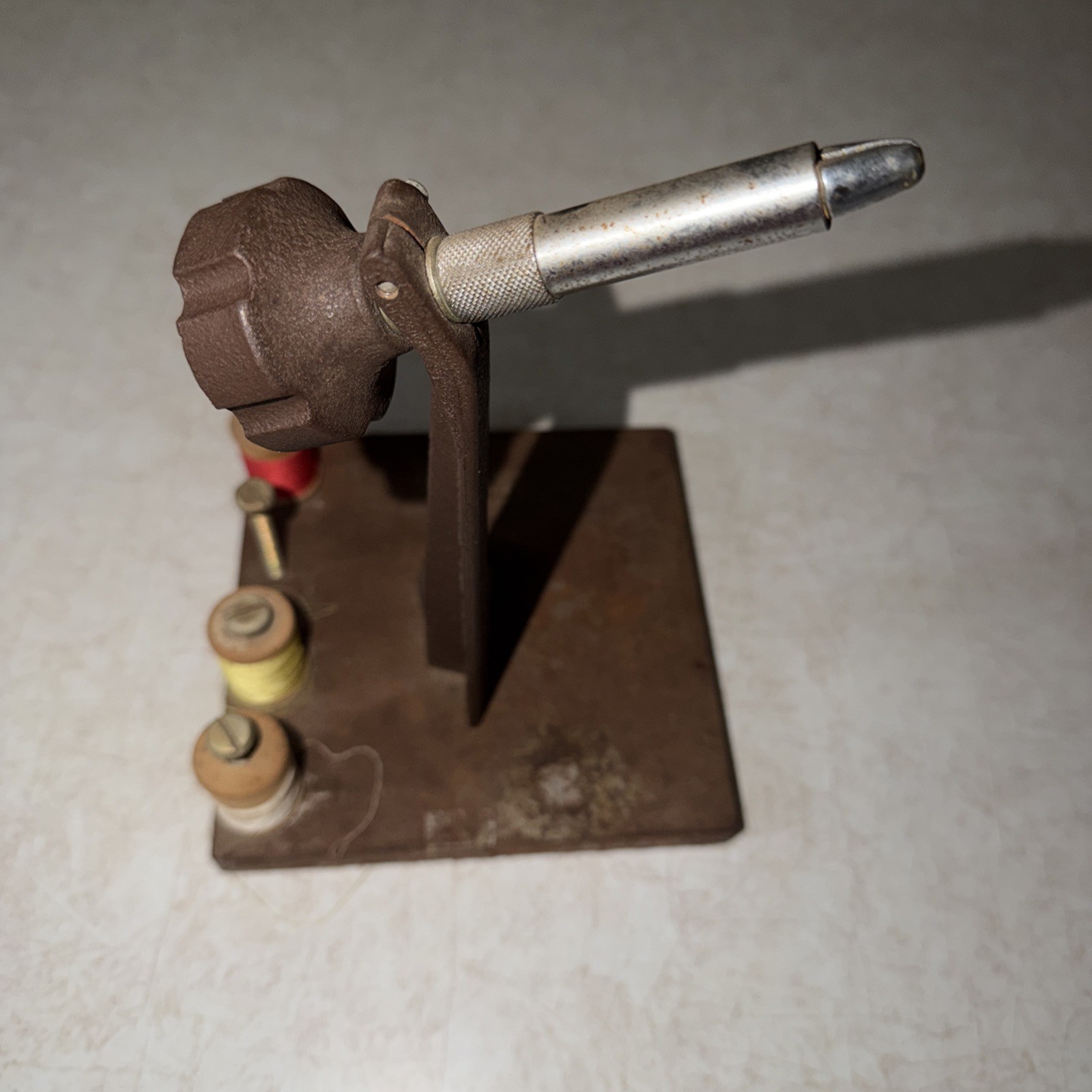 Herter’s Fly Tying Vice No ? Custom Metal Base W Thread Places Unique Waseca MN