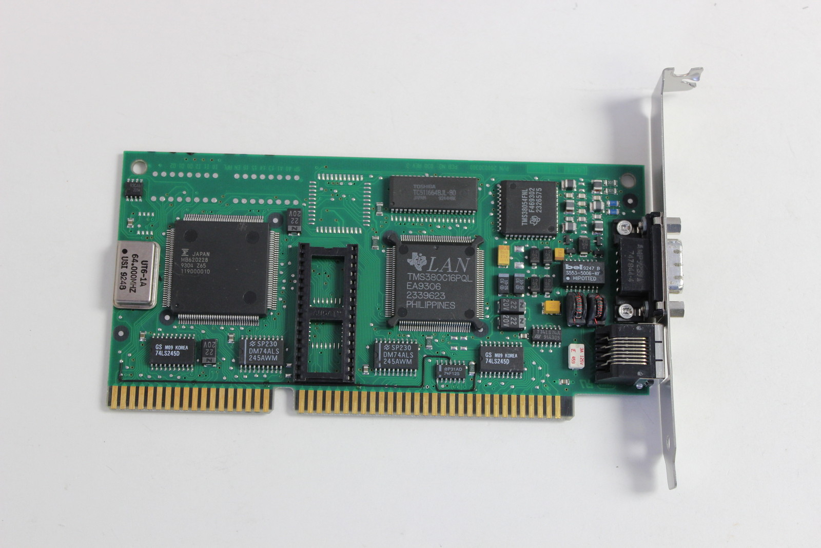 INTEL 308314-002 ISA 16/4 TOKEN RING ADAPTER M-NO 770400331 WITH WARRANTY
