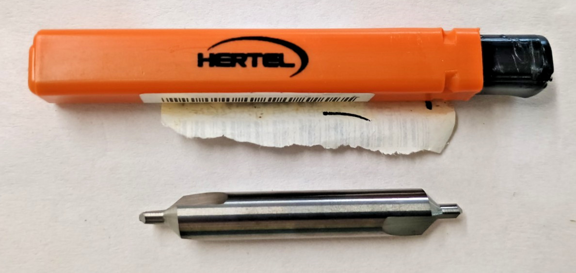 Hertel #4 Carbide Combo Drill And Countersink 90 Deg