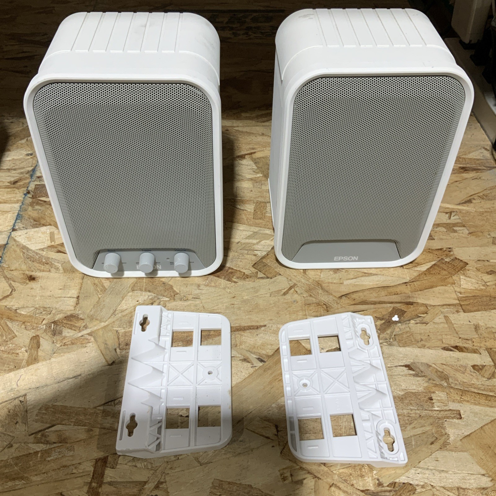 Epson ELPSP02 Active Speaker System (White) - Tested