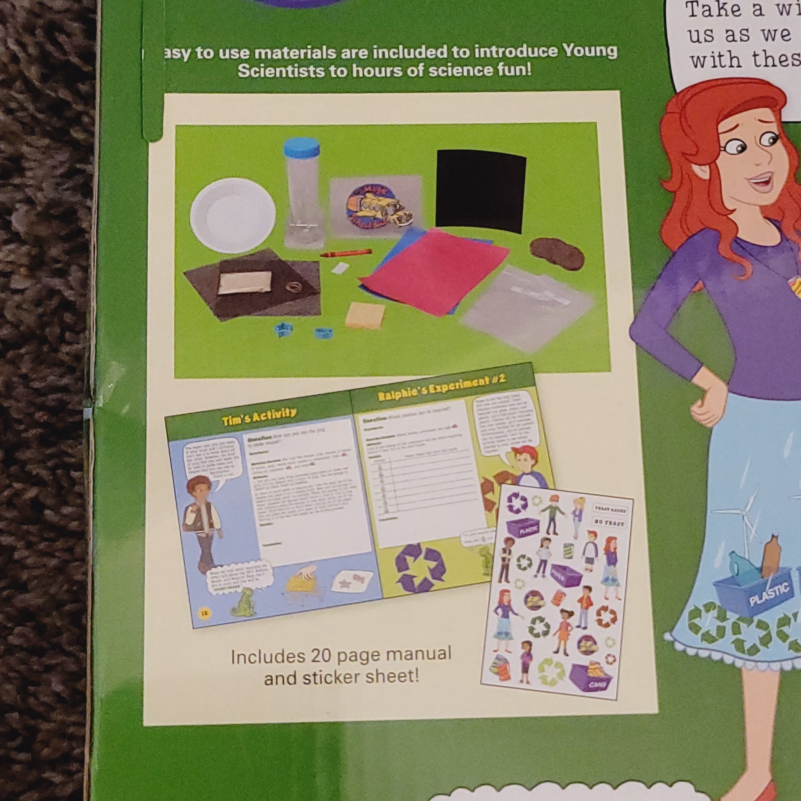 NEW The Magic School Bus Rides Again Going Green Science Experiment Kit 2017