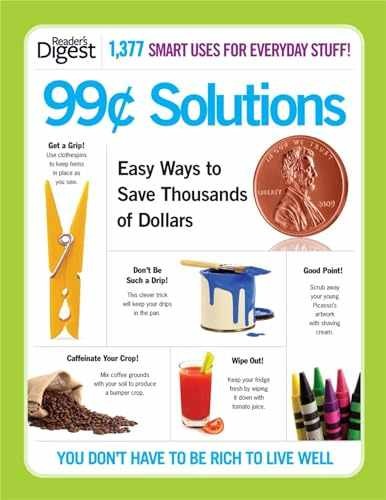 99-Cent Solutions: Easy Ways to - Paperback, by Editors of Reader's - Very Good