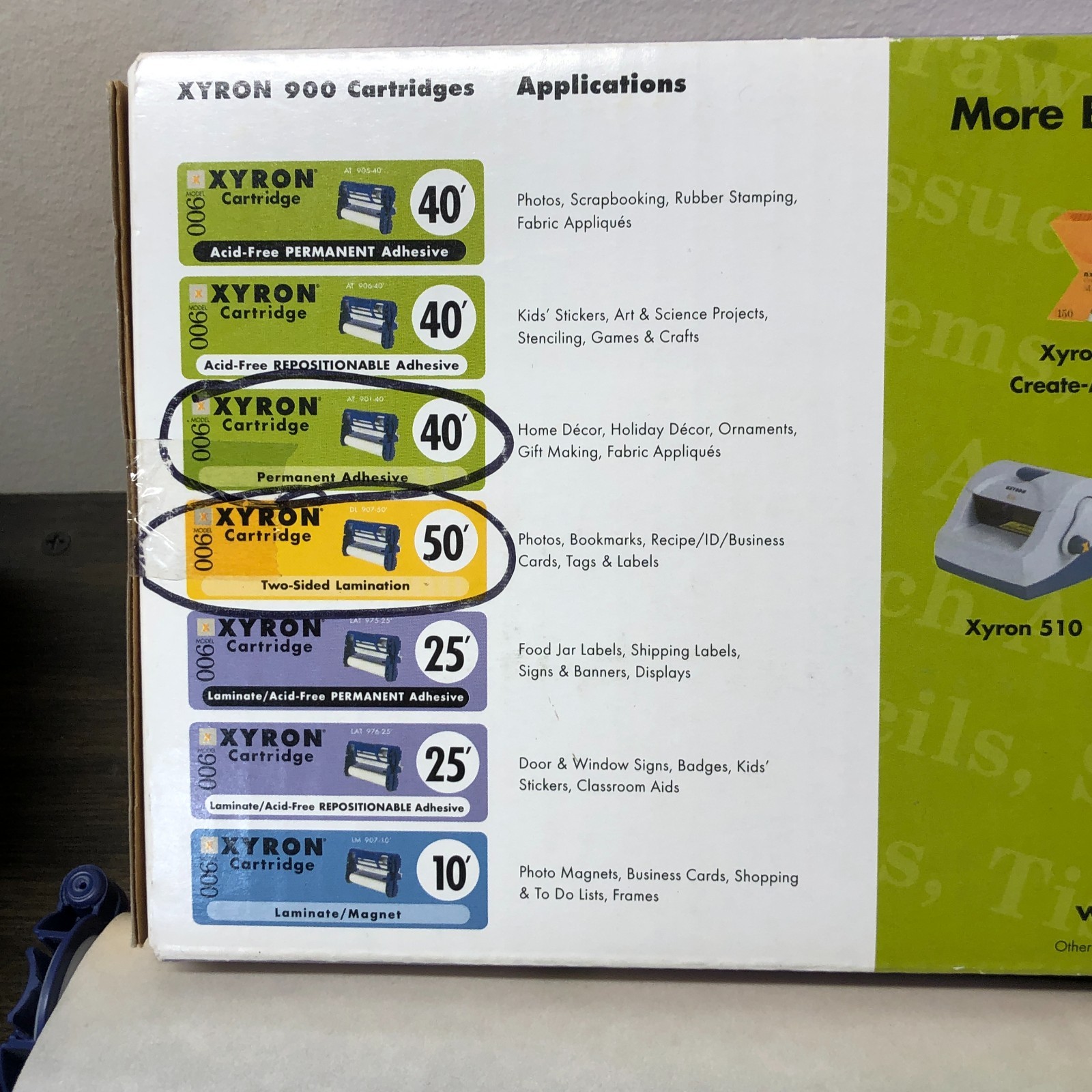 Laminater- Xyron 900-plus accessories