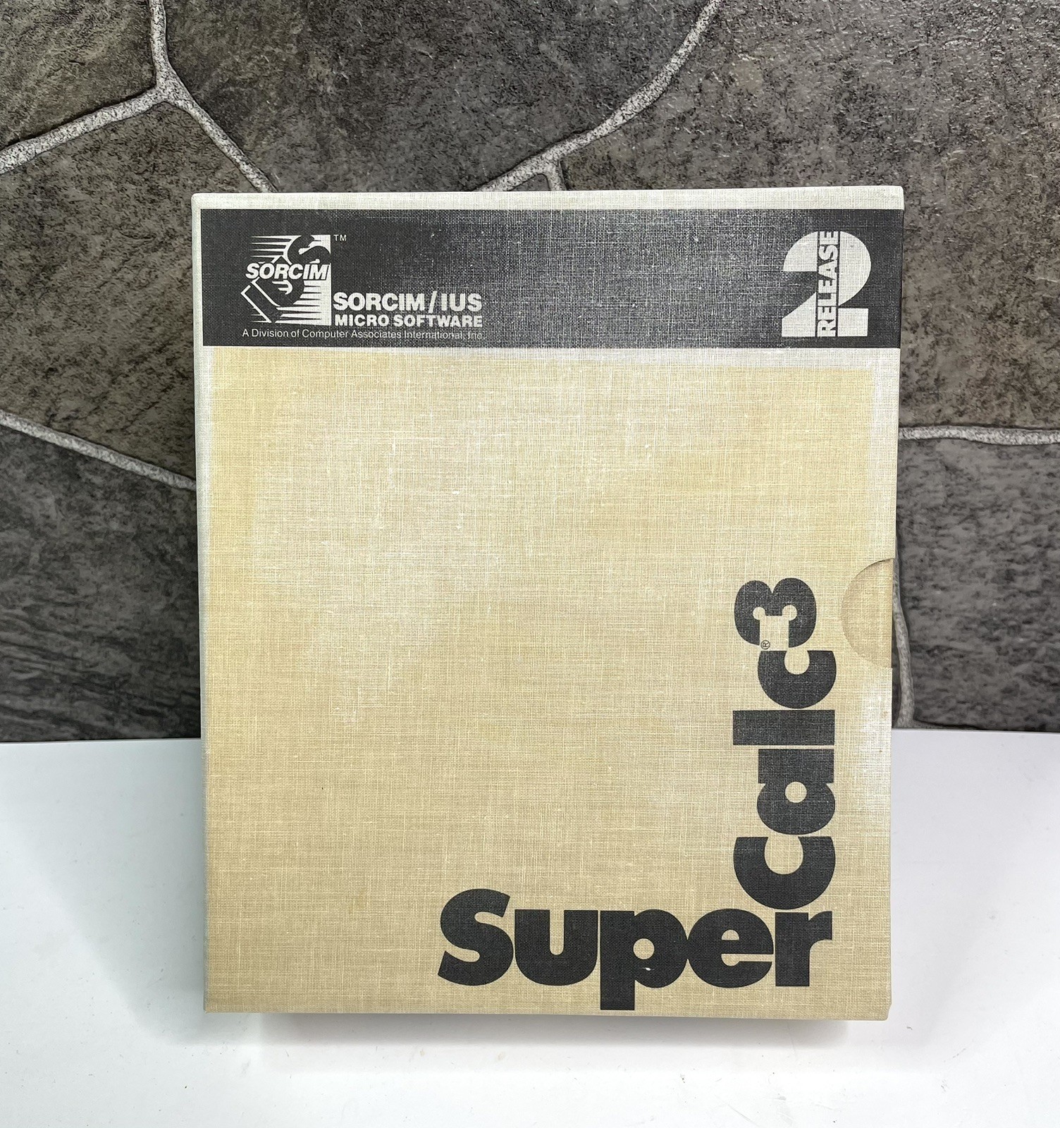 SORCIM SuperCalc3 DOS 1984-1985 Release 2 Guide Manual Binder *MISSING FLOPPIES*