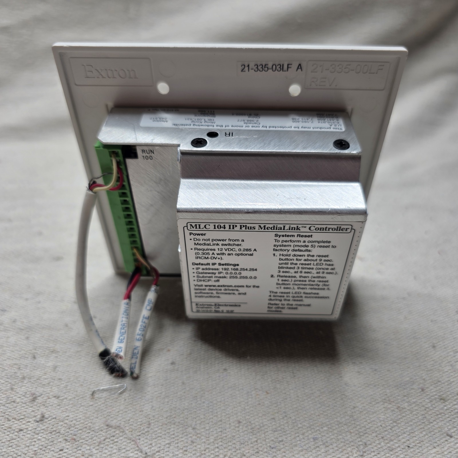 Extron Electronics MLC 104 IP Plus MediaLink Button Controller