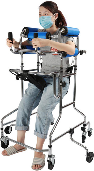 Lightweight Case Walking Frame Aids for Disabled Adults with Adjustable Height