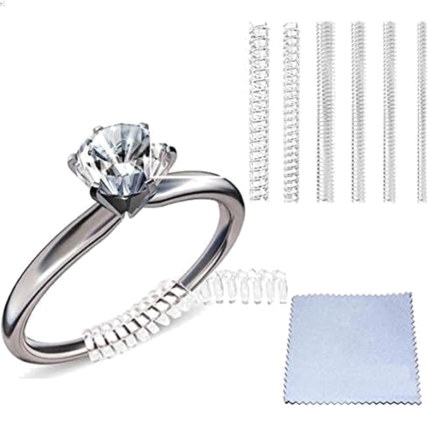 Ring Sizers for Loose Rings, Ring Size Adjuster Spacers or Tightener, Invisib...