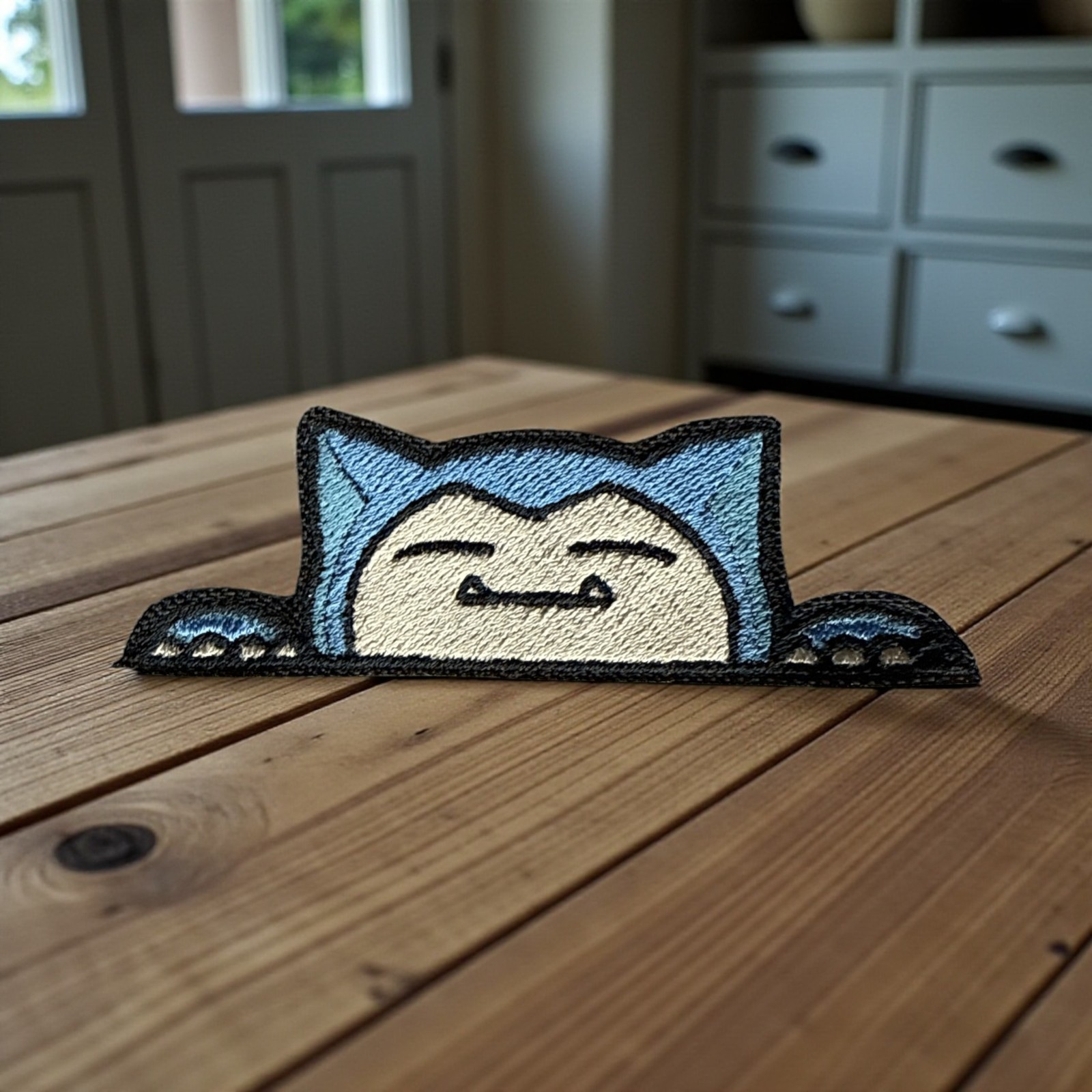 Snorlax Embroidery Patch 2.59" X 3.89"
