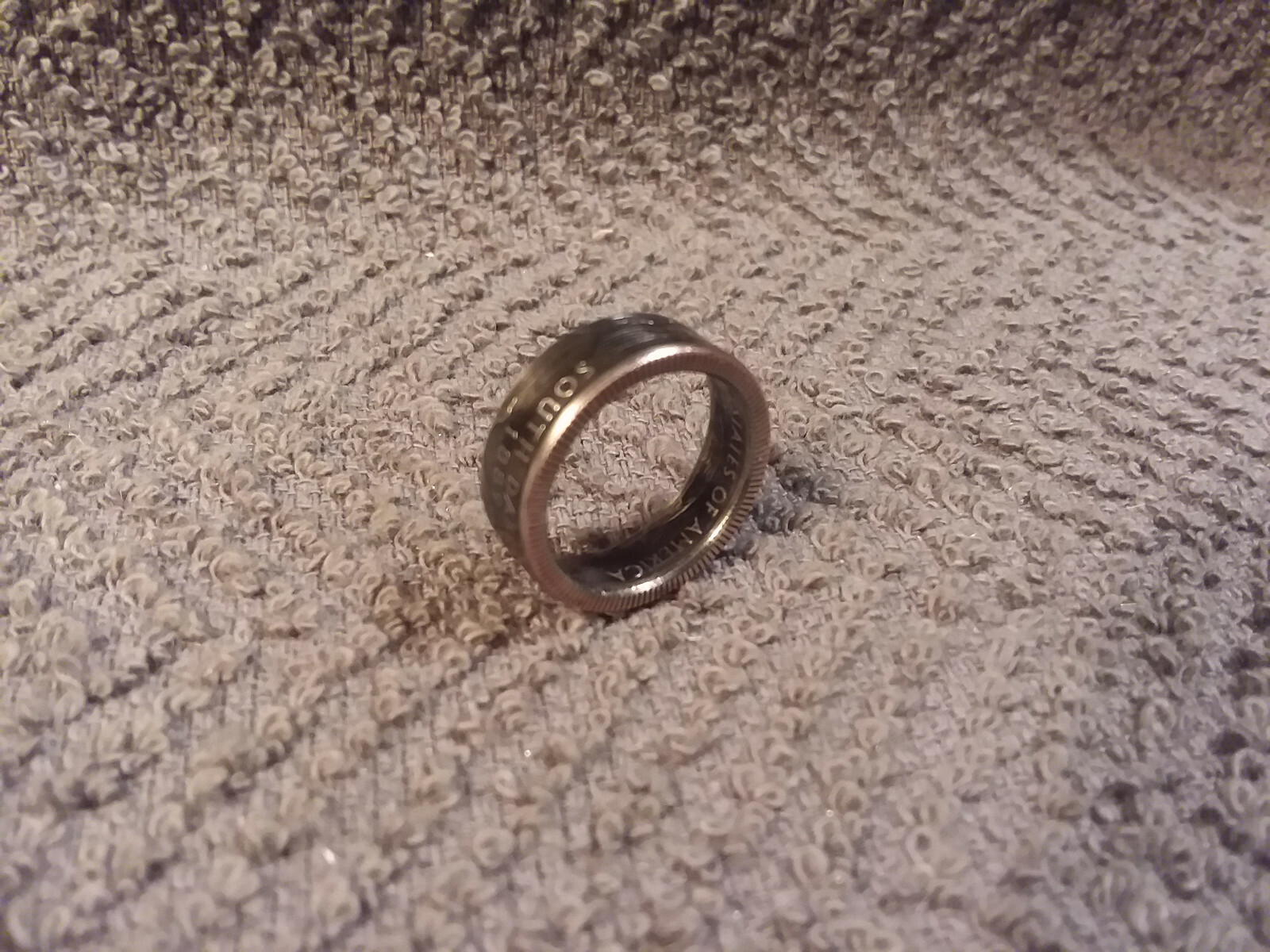 SOUTH DAKOTA  State  Washington Quarters coin ring 6   (2006)