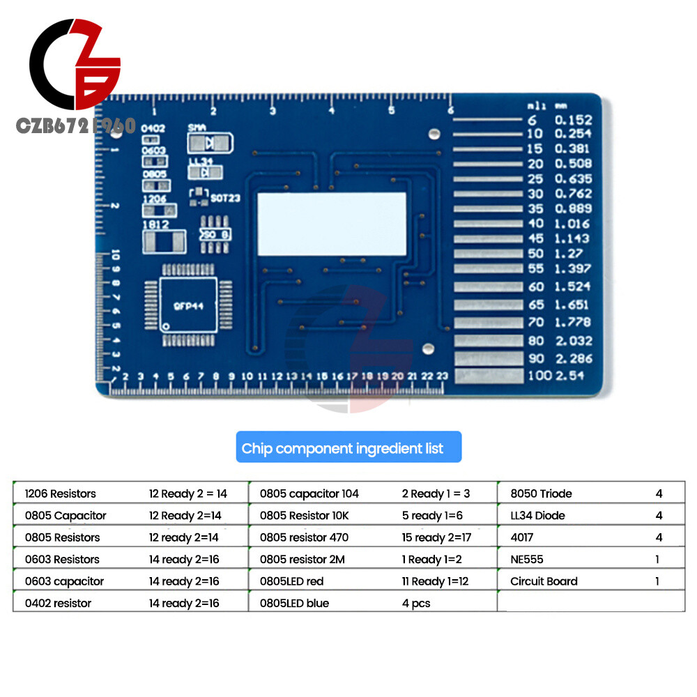 Soldering Practice SMD Circuit Board kit LED Electronics Project DIY kit SMT PCB