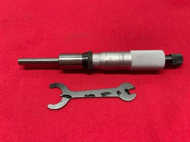 Starrett T263XRL Micrometer Head 0-1" Ratchet Lock .0001" Carbide IN STOCK