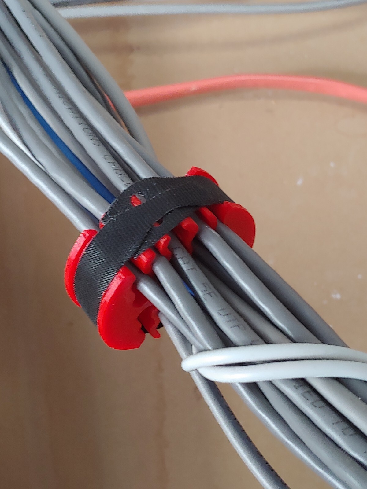 24 Cable Ethernet Comb/Organizer - Cat 5/6 UTP - Message for color choice.