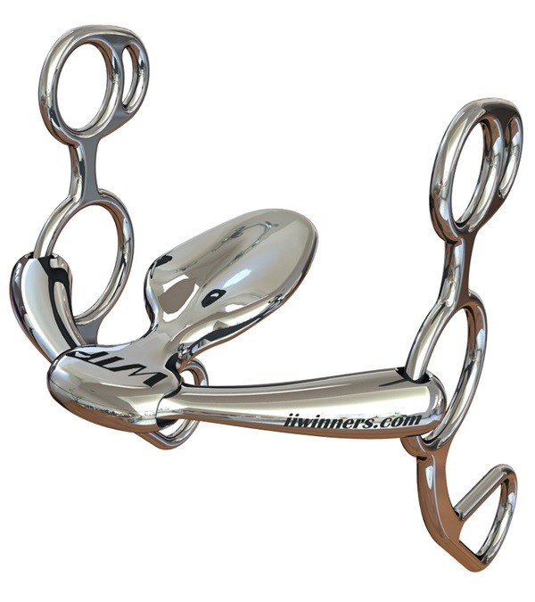 Winning Tongue Plate WTP Western Bit Extended Plate Superior Stainless Steel 5"