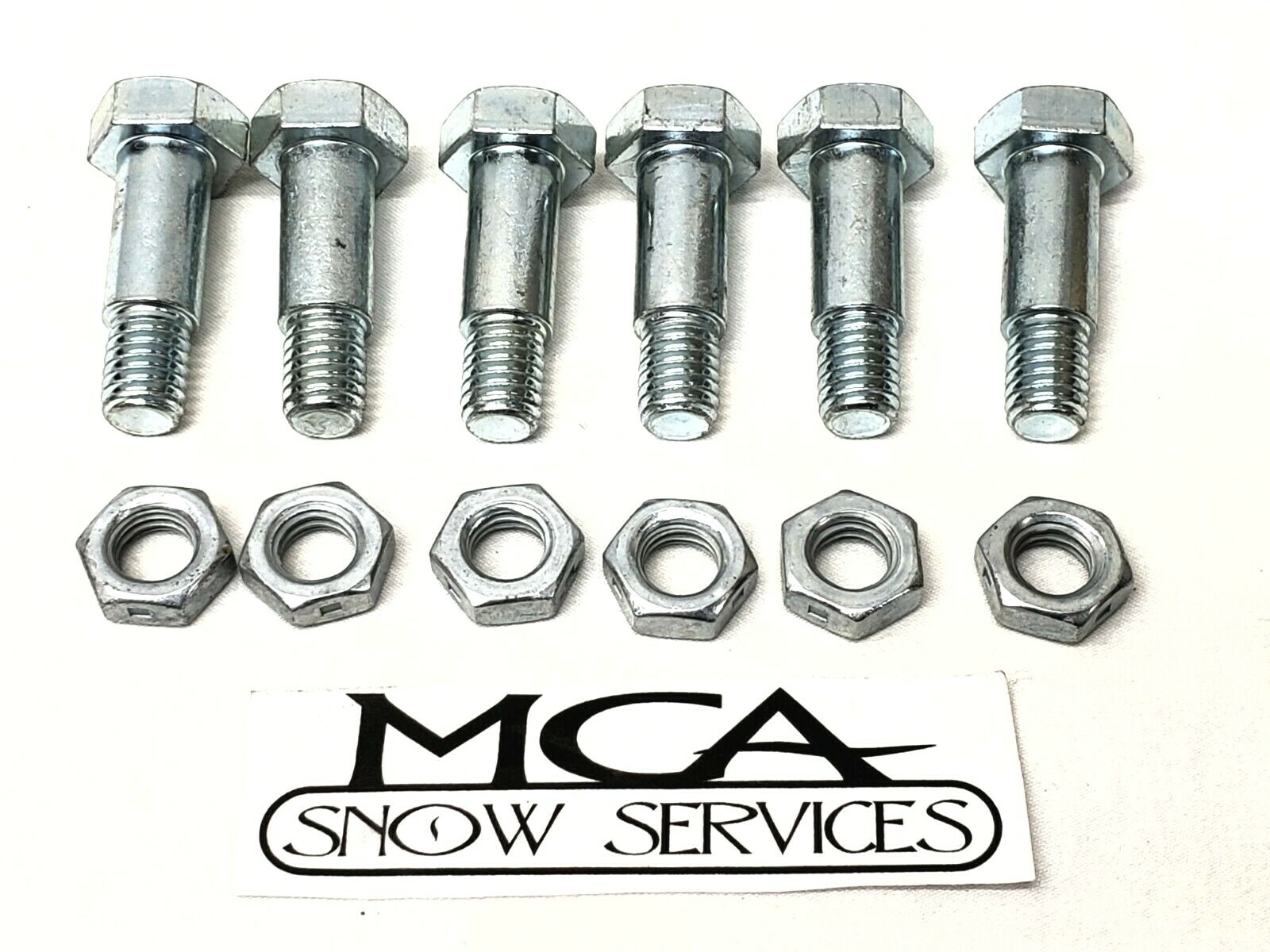 WESTERN FISHER SNOW PLOW TRIP SPRING BAR 6 SHOULDER BOLTS & LOCK NUTS  40905