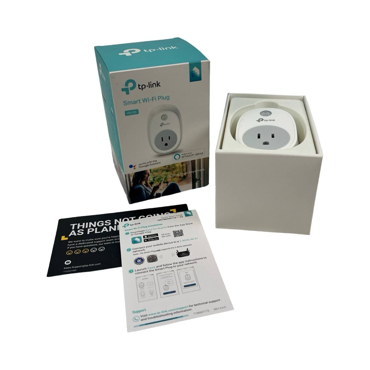 TP-Link - HS100 - Smart WiFi Plug - w/ Google Assistant & Amazon Alexa