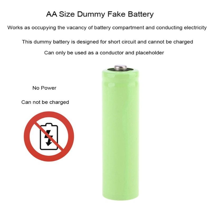 Universal 6V LR6 AA Battery Eliminator Replace 4pc 1.5V AA Battery for LED Light
