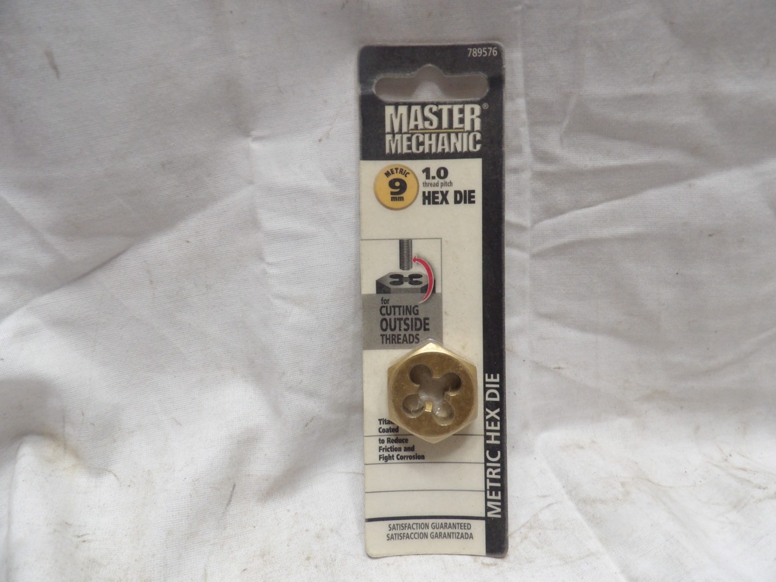 Master Mechanic 9mm-1.0 Metric Hex Die 789576
