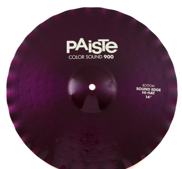 Paiste Color Sound 900 Purple 14" Sound Edge Hi Hat Bottom/New/CY0001943314