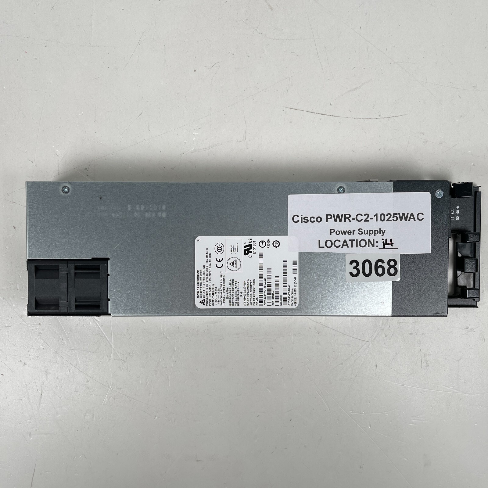Cisco PWR-C2-1025WAC AC Power Supply