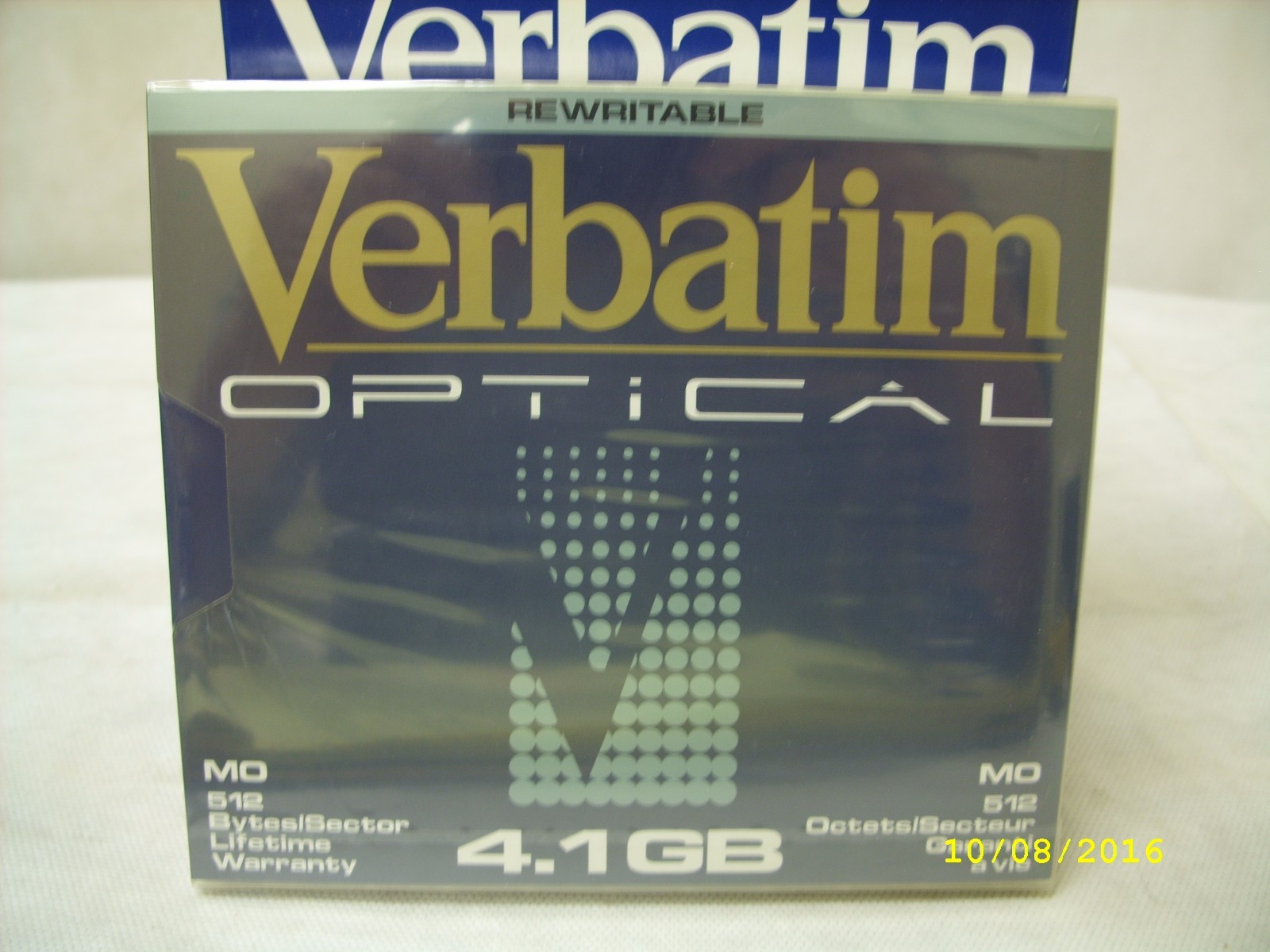 Verbatim Rewritable Optical Disk - # 92841 - 4.1GB - 5.25" - 512 Bytes - 5 PACK