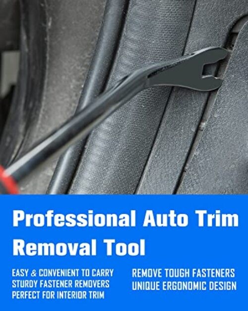 Door Upholstery, Panel, Trim Removal Tools for Auto Red_1pc