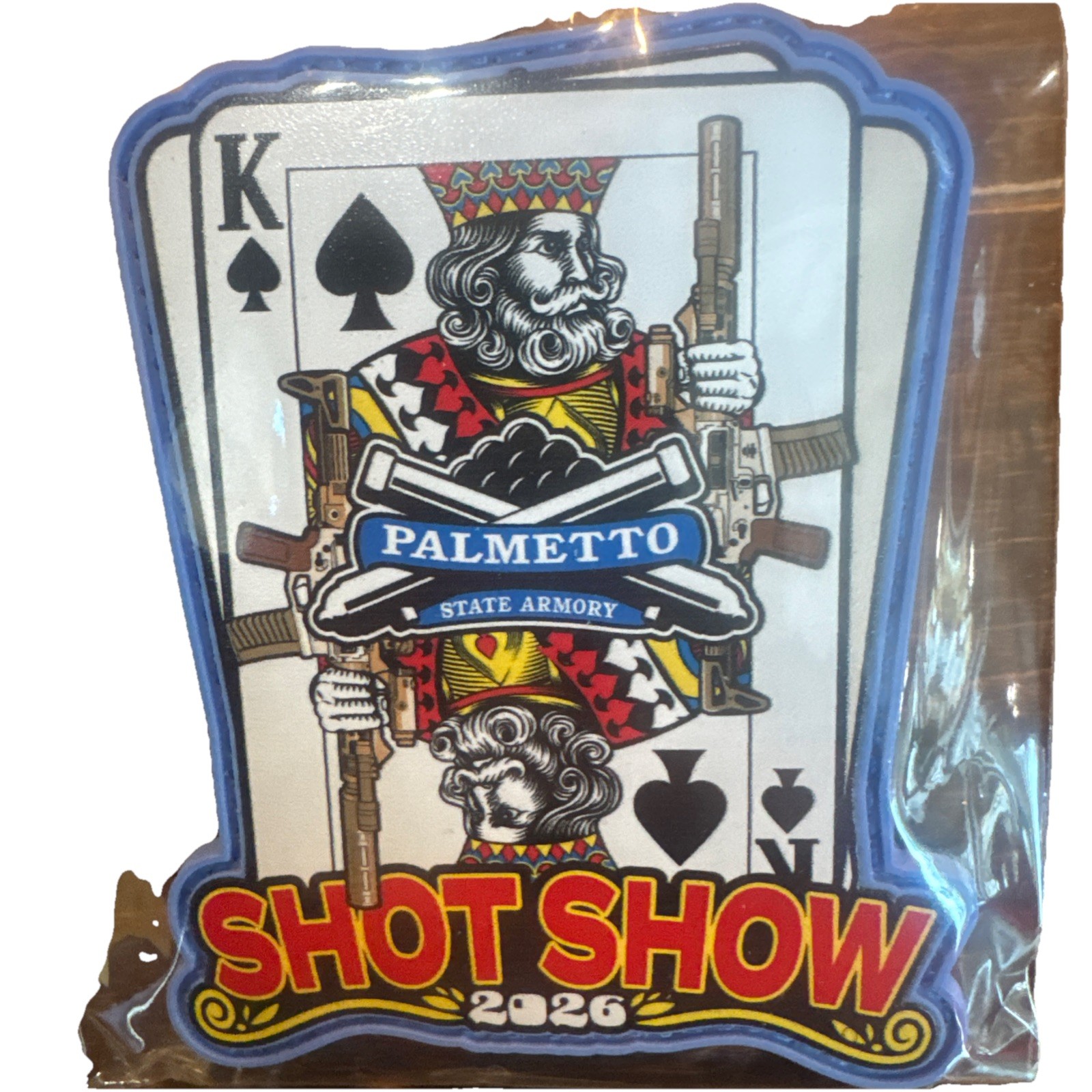 Palmetto State Armory PVC Hook & Loop 3” Inches Patch Shot Show 2026 King New