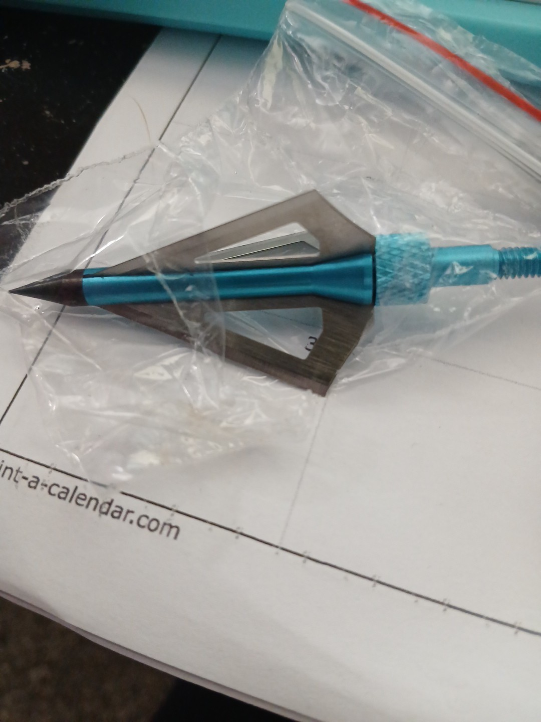 12 Pack Stainless Steel Arrowhead Blue