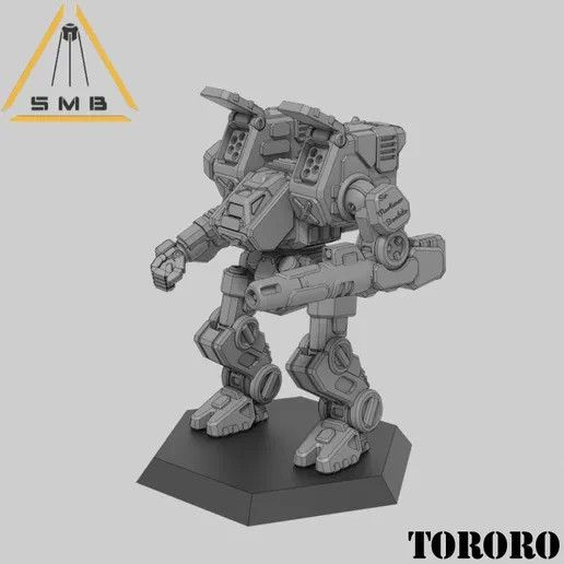 Battletech Compatible Tororo 6A 3d Print Proxy By SirMortimerBombito