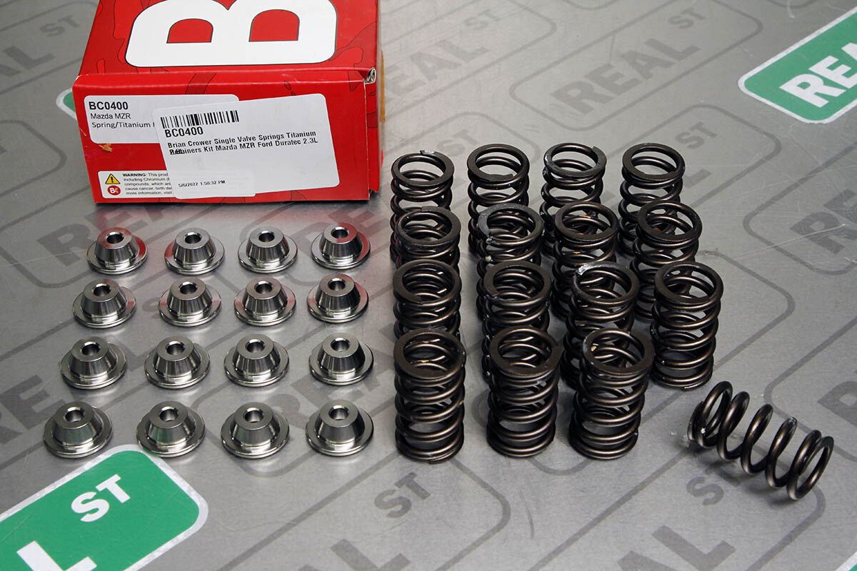 Brian Crower Single Valve Springs Titanium Retainers Kit for MZR Duratec 2.3 2.5