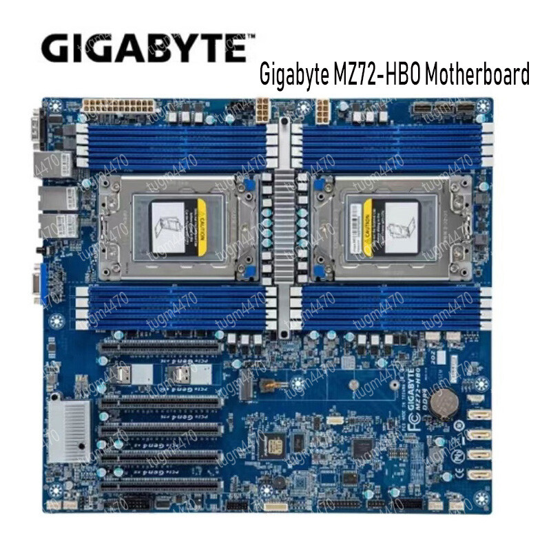 Gigabyte MZ72-HB2 REV3.0 AMD EPYC 7002-7003 Dual Socket Server Board DDR4 SP3