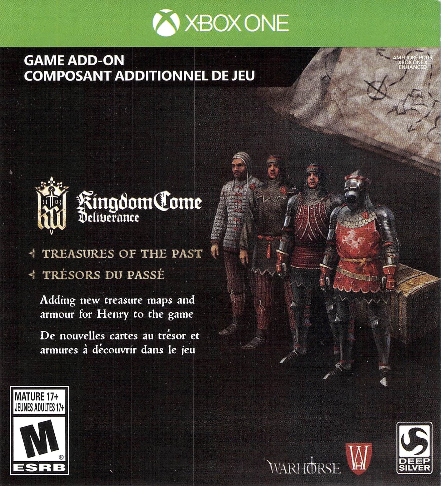 Xbox Series One Kingdom Come Deliverance Treasures of the Past DLC, No Game