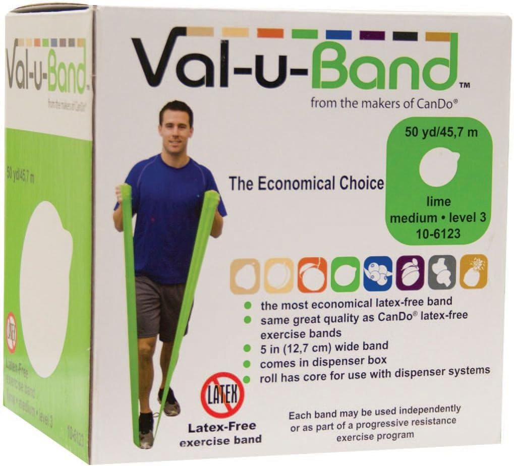 Latex Free Exercise Band, Lime