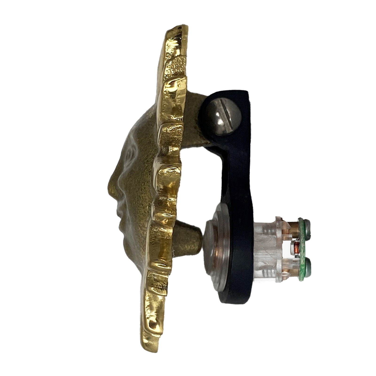 Sunface Doorbell Ringer by Michael Healy - Brass Finish