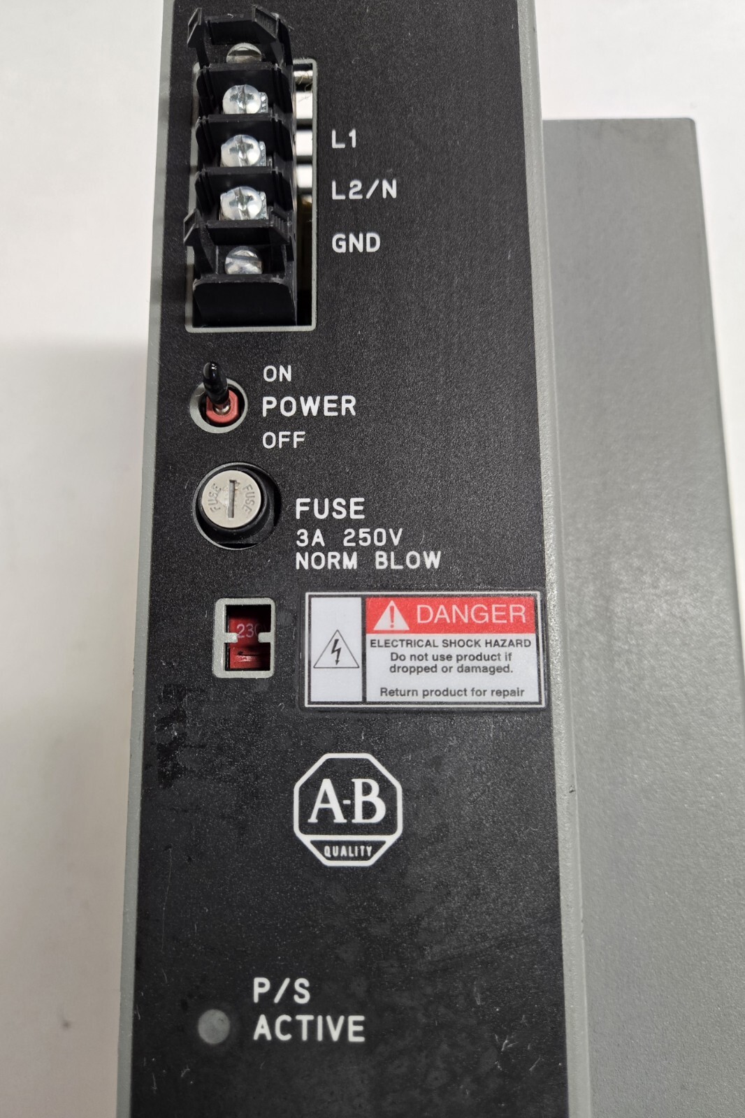 ALLEN BRADLEY POWER SUPPLY 1771-P7.