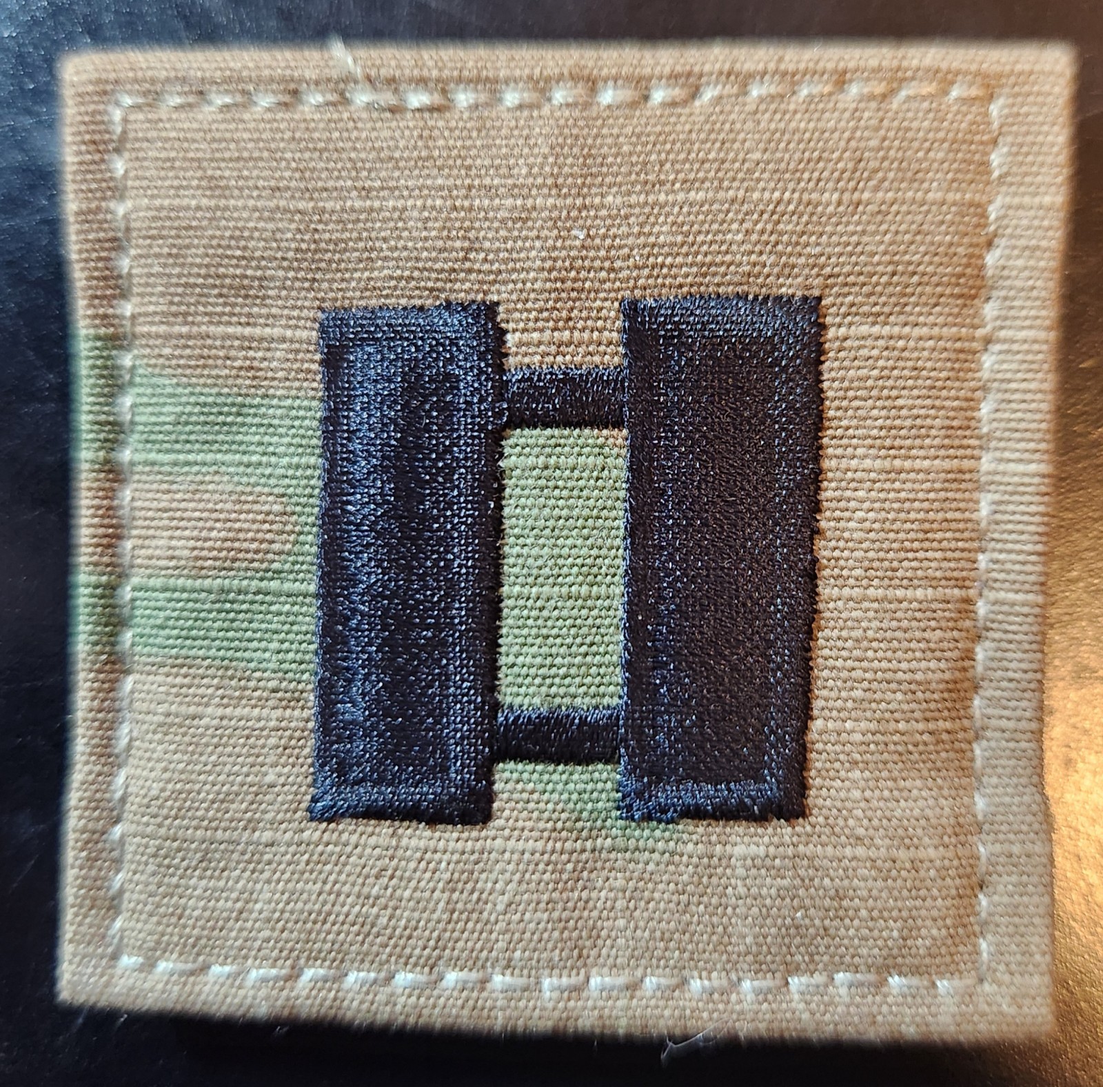 Captain (CPT) OCP Rank Patch - Hook Fastener - Army Combat Uniform (ACU)