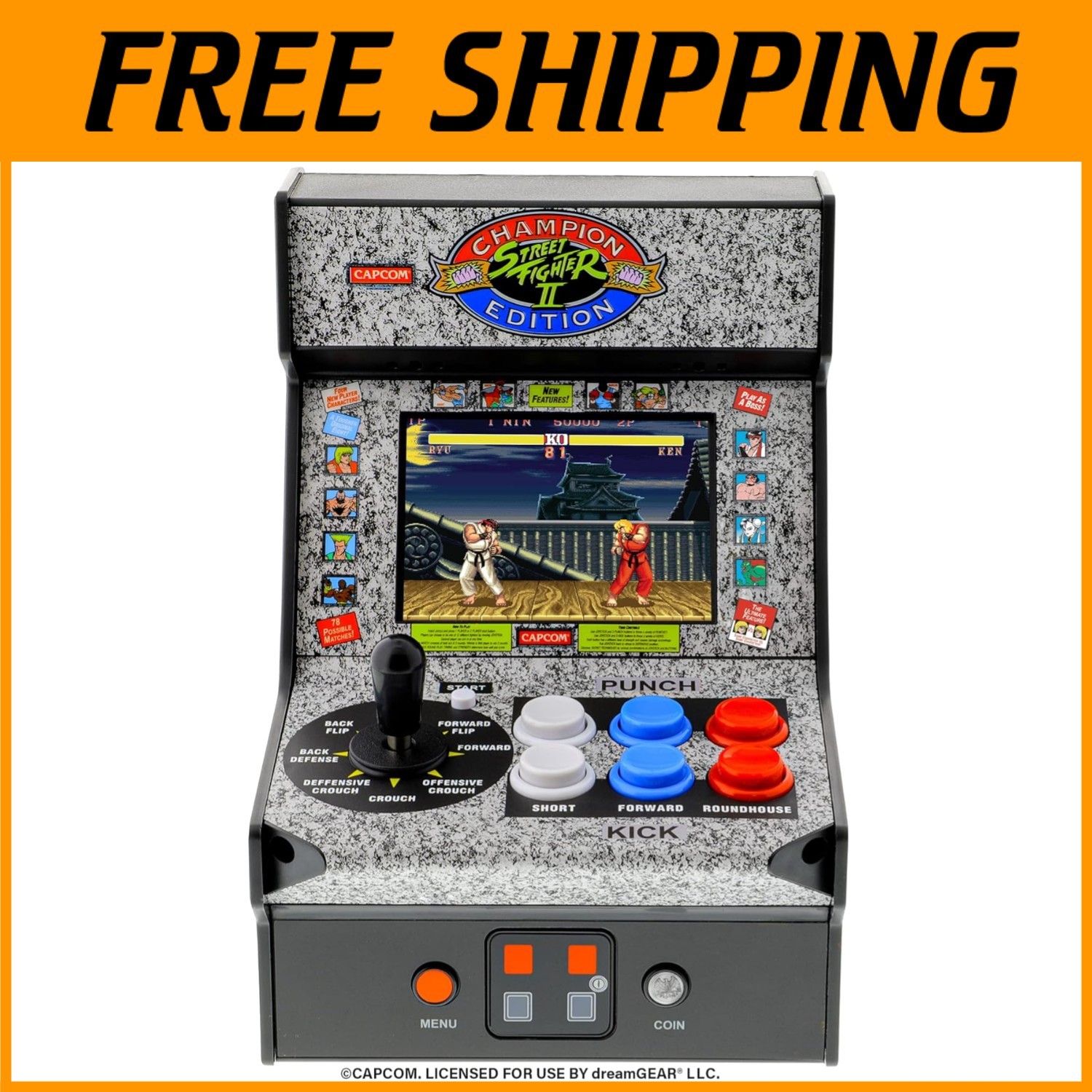 Authentic Street Fighter Gaming Experience