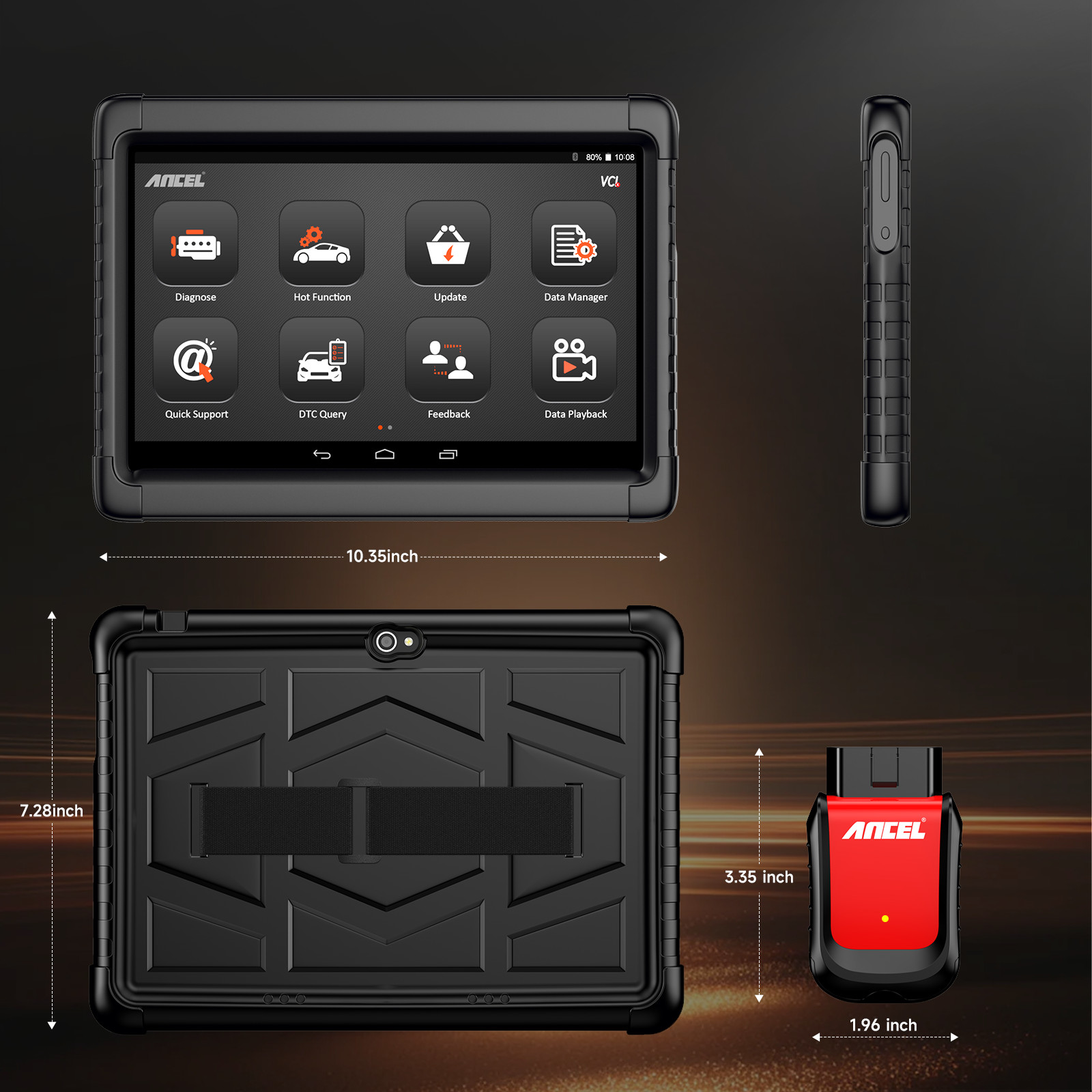 ANCEL X6 Bidirectional Scan Tool OBD2 Scanner Auto Diagnostic Tool All System