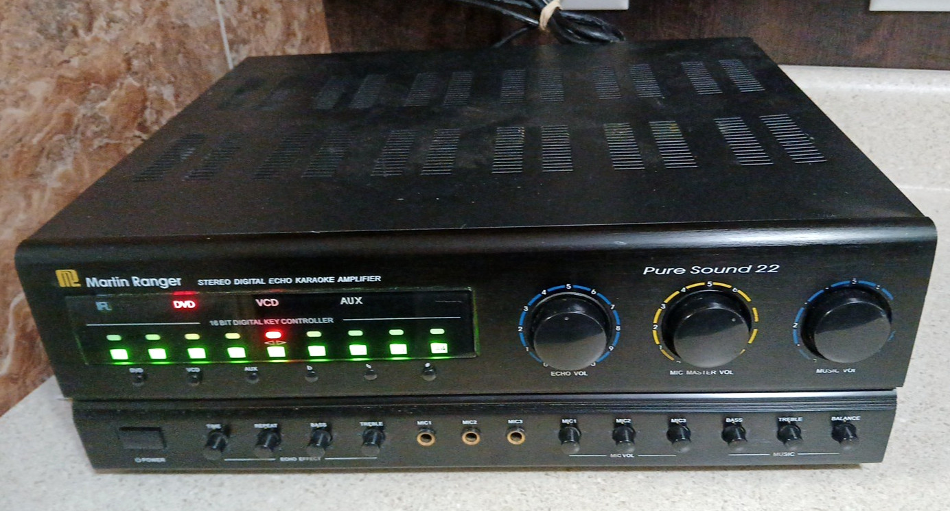 Martin Ranger Pure Sound 22 Digital Echo Stereo Mixing Amplifier 130w x2