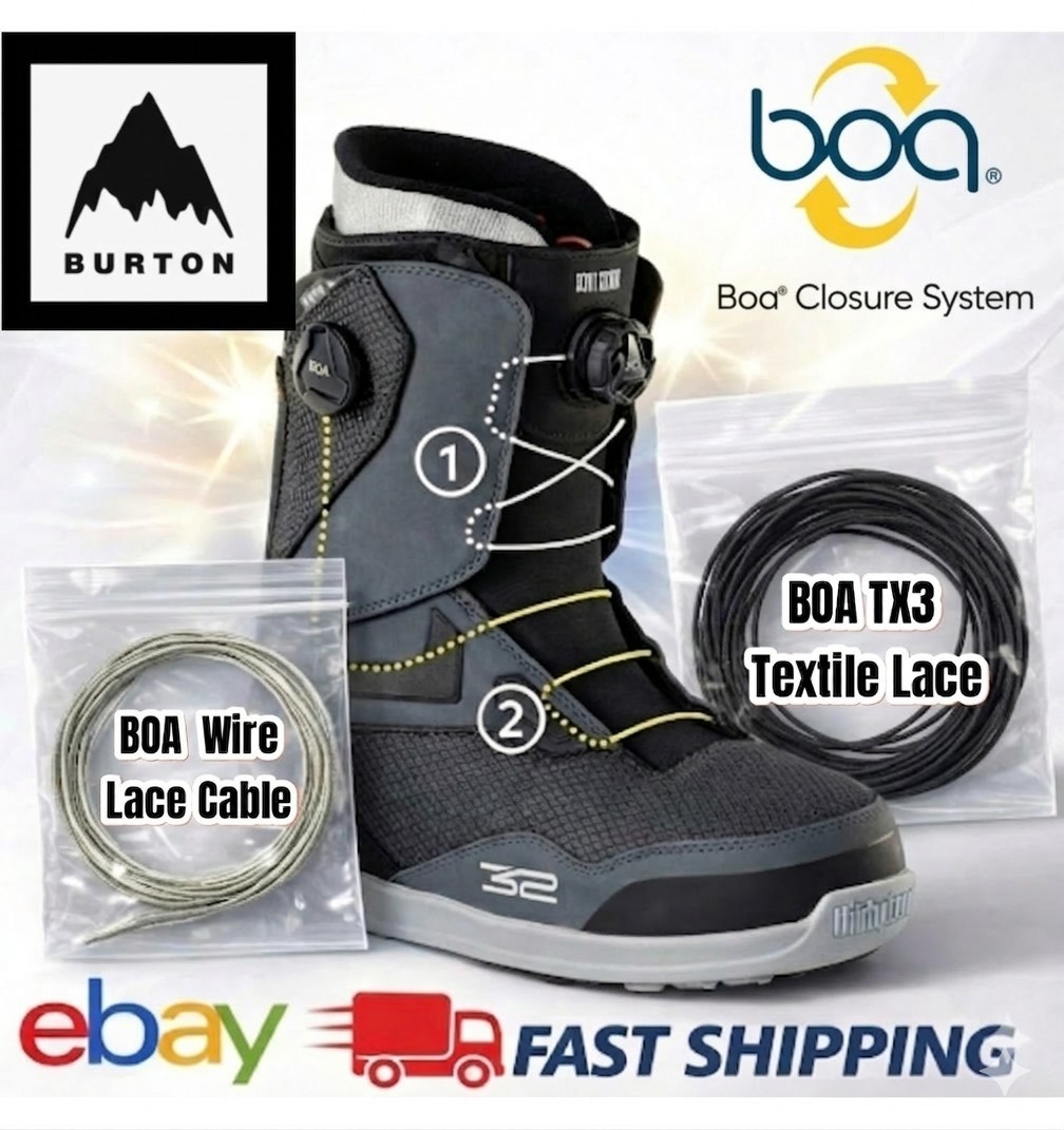Burton BOA Replacement Wire Lace Cable TX3 Mint Limelight Ritual Snowboard Boots