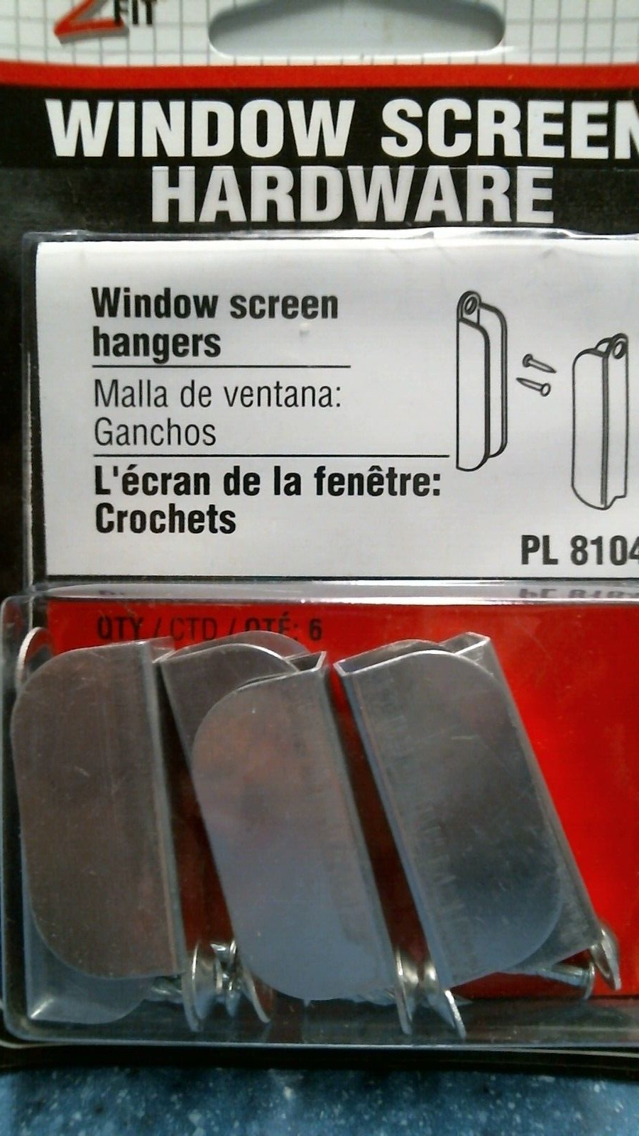 Prime-Line Window Screen Hangers (PL 8104) FS