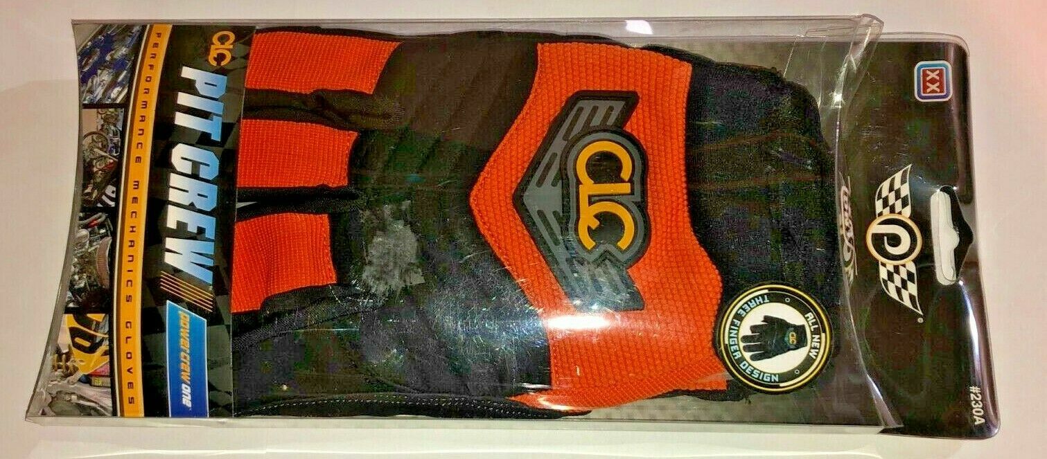 CLC Pit Crew Performance Mechanic Gloves Style #230A - XX - Orange
