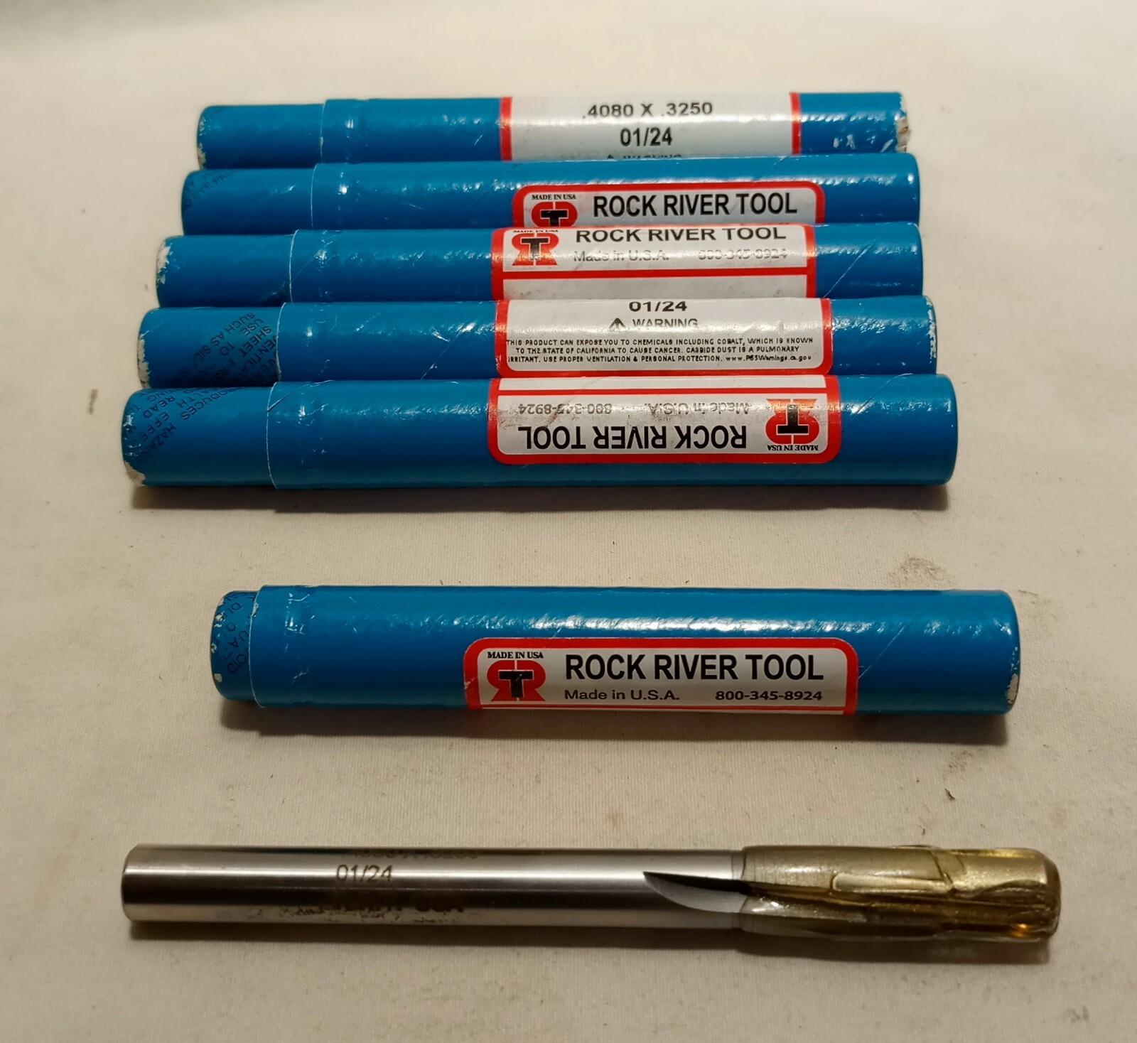 Lot of 6 Rock River Tool .4080 x .3250