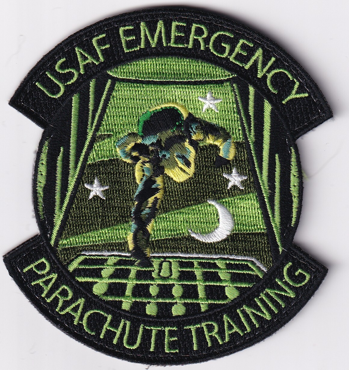 USAF Emergency Parachute Training HALO US Air Force green Airborne