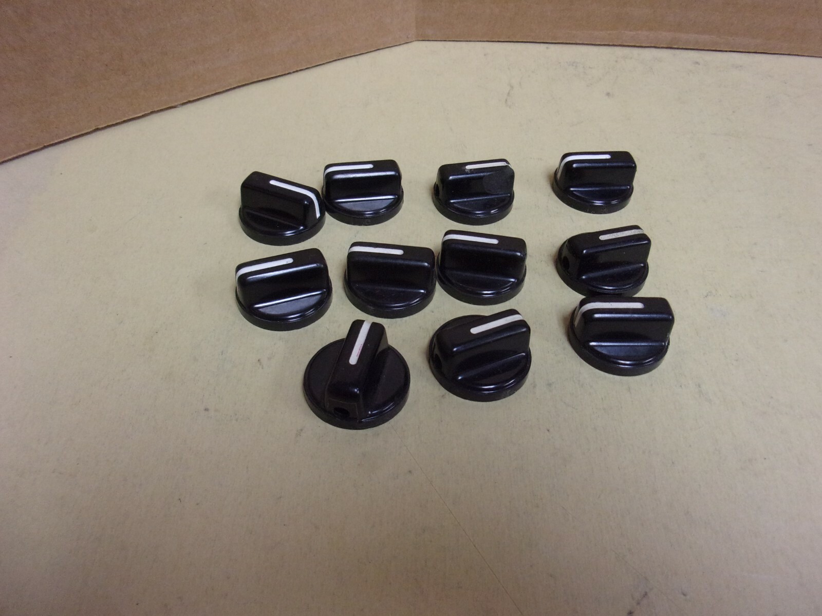 Cutler Hammer Black Operating Knob , lot of 11 , New