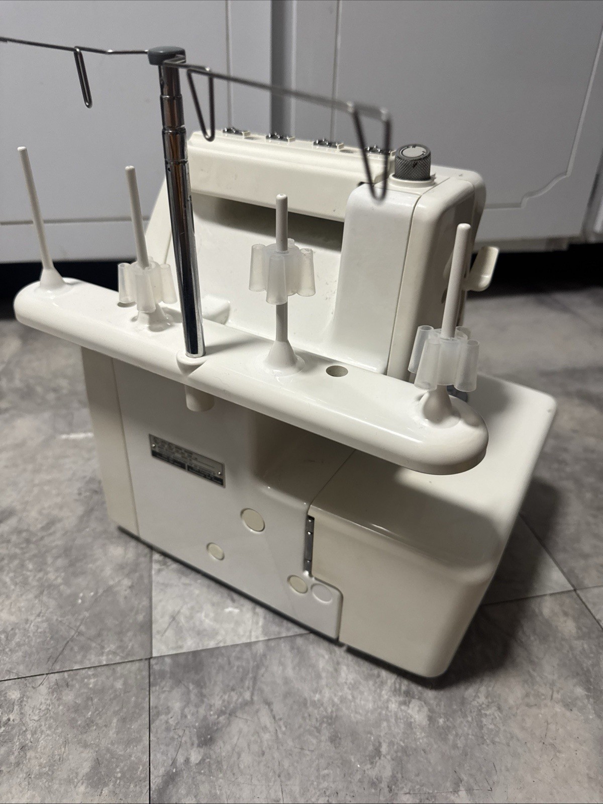 White Serger Speedylock Model #SL234D Untested No Pedal