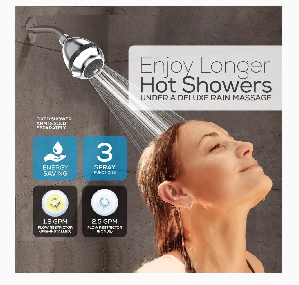Extreme performance for low water pressure The Fire Hydrant Spa Short Chrome
