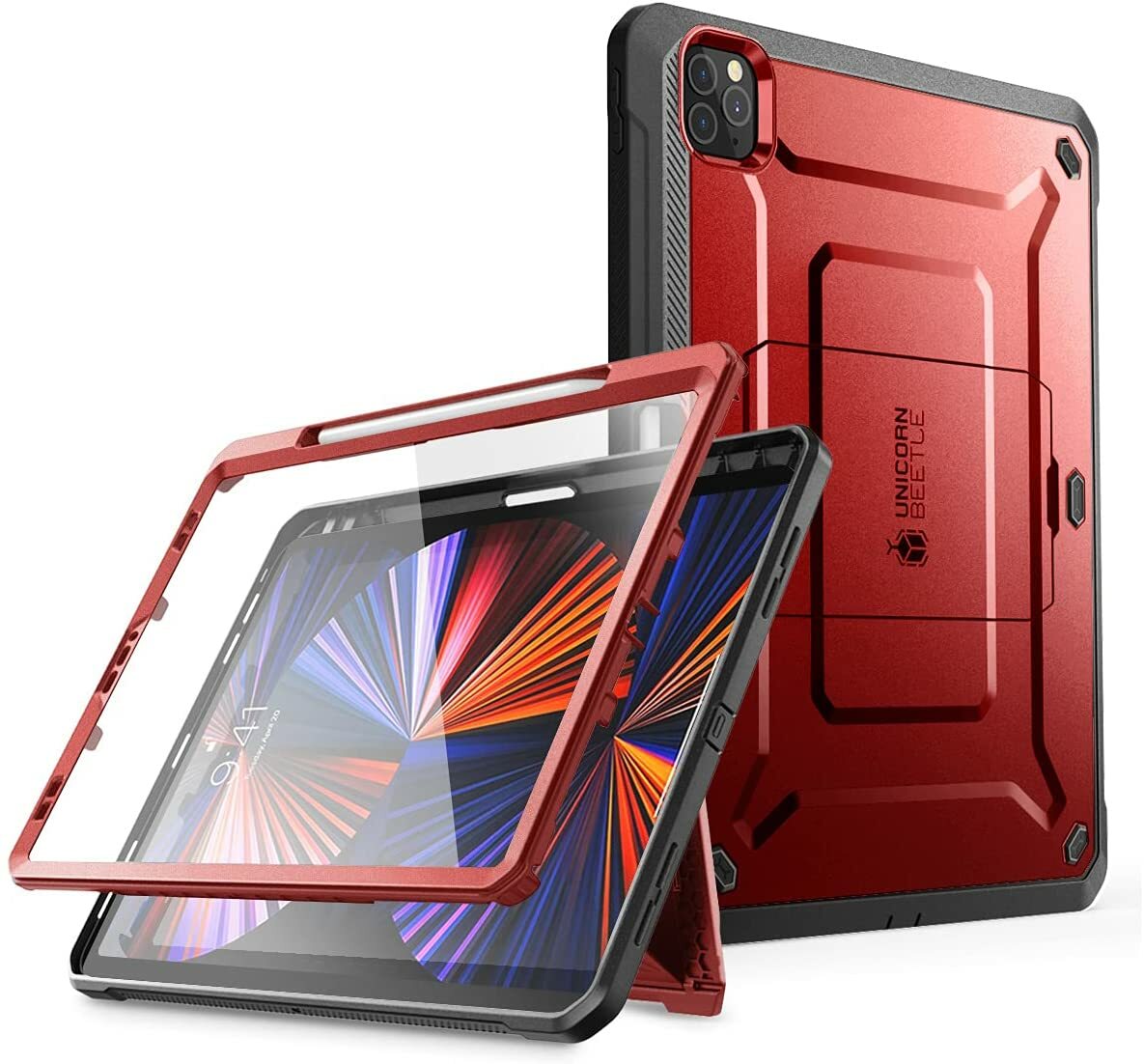 For iPad Pro 12.9" (6th/5th/4th Gen) 2022, SUPCASE w/ Pen Slot Case Screen Cover