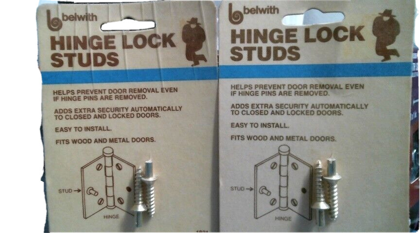 Belwith 1831, Hinge Lock Studs, Pack of 2, Lot of 2, FREE SHIPPING